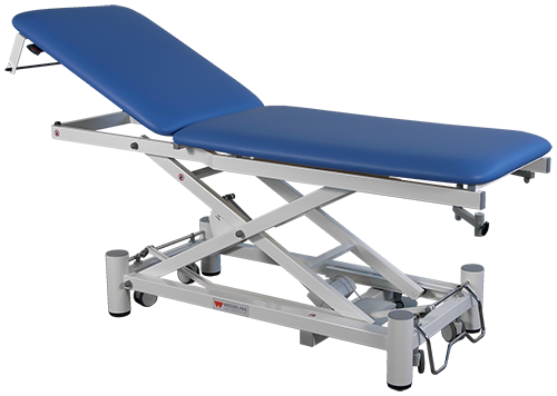Wesseling Praxis 2 Elite bank elektr met rondomsch,max 250kg, 64cm breed, met neusgat