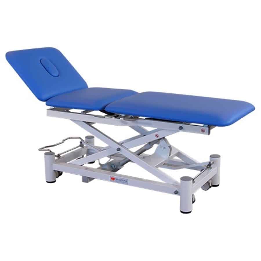 Wesseling Basix 3 tafel met PLI elektr met rondomsch., max 250kg, 64 cm breed met neusgat