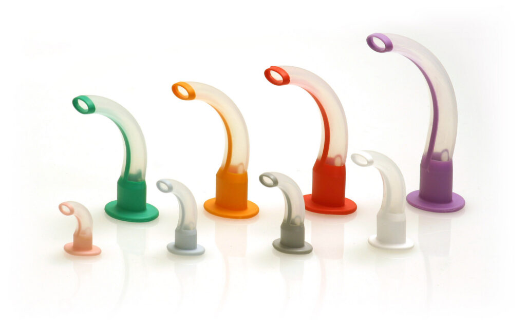 Intersurgical Guedel airway, maat 5, paars, (ISO 12.0)