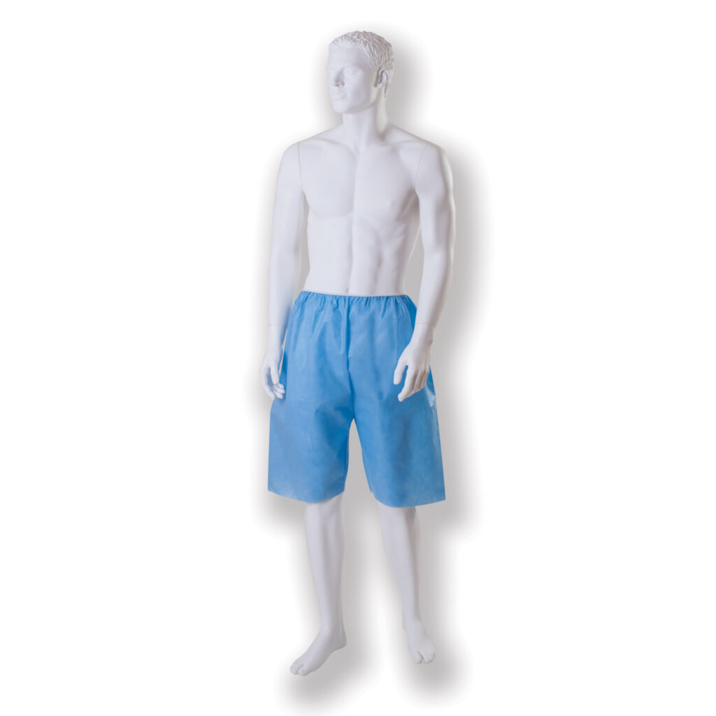 Colonoscopiebroek SMS, non-woven, disposable, blauw