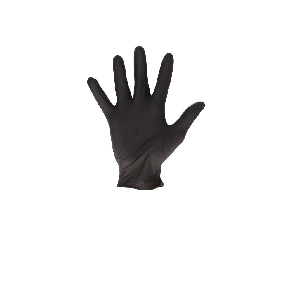 CMT soft nitril handschoenen, zwart, poedervrij, small (6-7), 100st/dispenser, 1