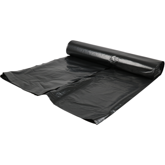 Powersterko afvalzak, LDPE (gerecycled), 70x110cm, T50, zwart, 250st/doos (120ltr)
