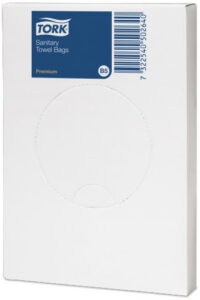 Tork Hygiënezakjes, wit, 9,5×3,2×13,5cm, 48x25st, 1