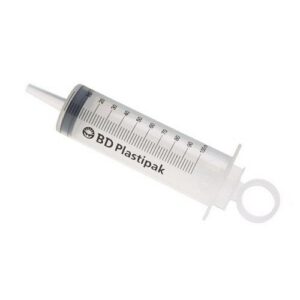 BD Plastipak 300605 injectiespuit 100ml, cathetertip, 3-delig, steriel 25st/doos *