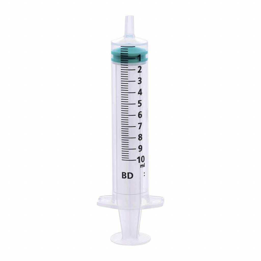 BD Emerald 307736 injectiespuit, 10ml, luer, centrisch, 3-delig, steriel