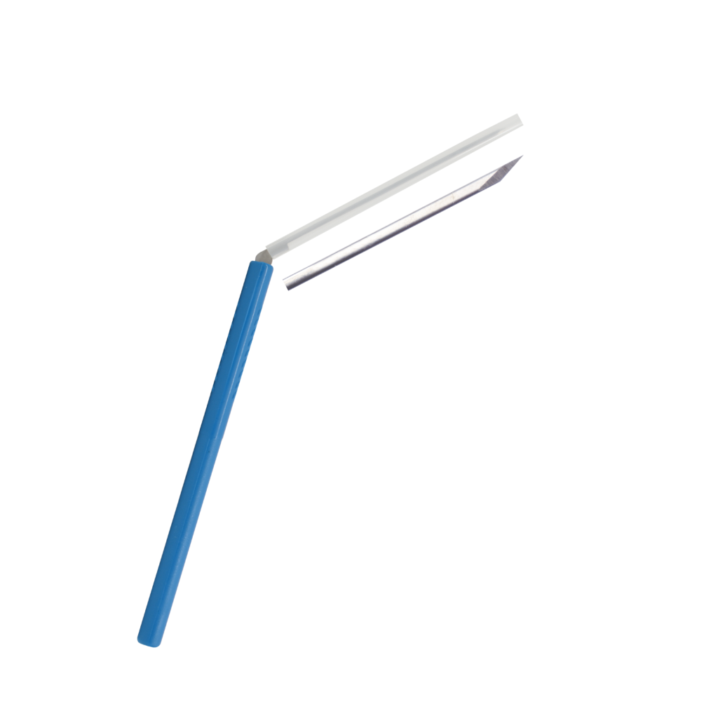 Paracentese single use mesjes, model Lance