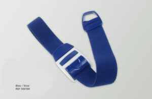 Kimetec stuwband, kunststof, blauw, latexvrij