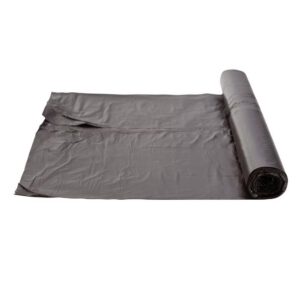 Afvalzak HDPE, 60x80cm, 15my, 60ltr, zwart, 20st/rol