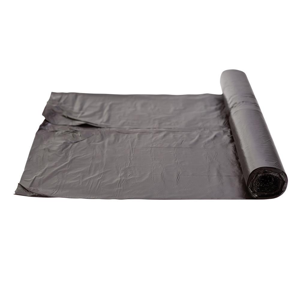 Afvalzak HDPE, 60x80cm, 15my, 60ltr, zwart, 20st/rol