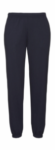 Joggingbroek Fruit of the Loom, kleur: navy blauw, maat: Large