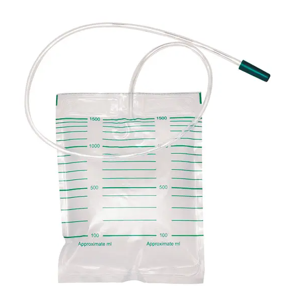 DCT urinezak 1,5ltr, 90cm slang met terugslagventiel