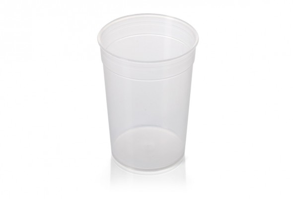 Drinkbeker, kunststof, transparant gegradueerd, 250ml