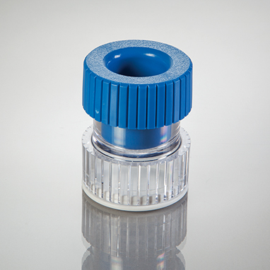 Pill crusher 7335, met kap, blauw, p/st*