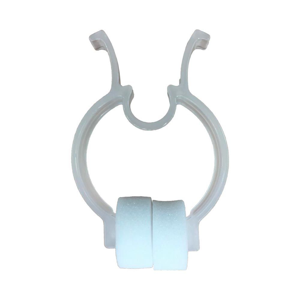 Neusklem voor spirometrie met spons, disp. blauw