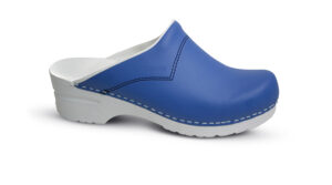 Sanita Flex klompen 314, open, korenblauw