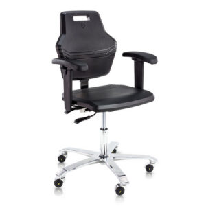 Score At Work 4402 werkstoel, PUR HD, zwart, hoogteverst.59-84cm, met verstelbare zithoek
