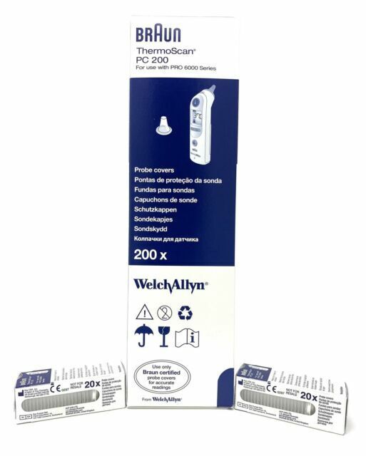 Braun Thermoscan PC200 oorthermometerhoesjes voor PRO6000