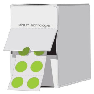 LabID Cryo etiket Ø9mm, appelgroen, 1.100 st/rol