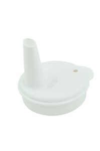Knick Cup tuitdeksel met grote opening 8 mm t.b.v. drinkbeker, wit