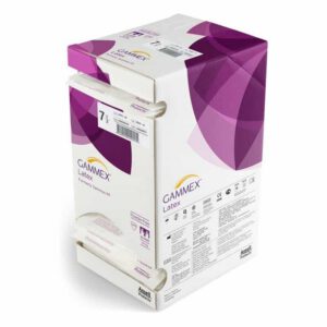 Ansell Gammex latex OK handschoen, poedervrij, maat 5.5, steriel. 50pr/disp