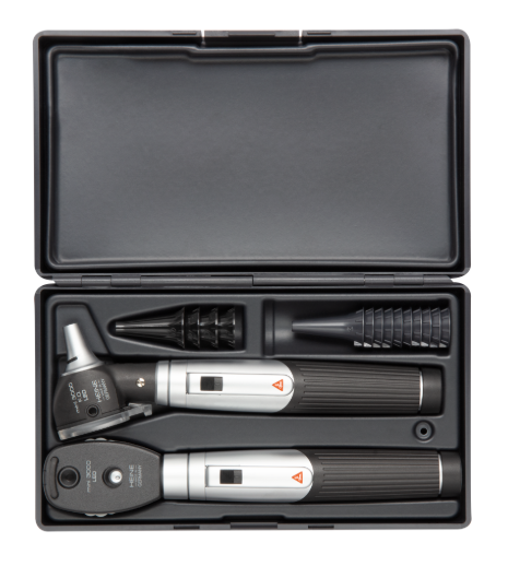 Heine D-886.11.021 Mini 3000 LED, ophthalmoscoop + otoscoop, batterijhandvatten, incl. tips