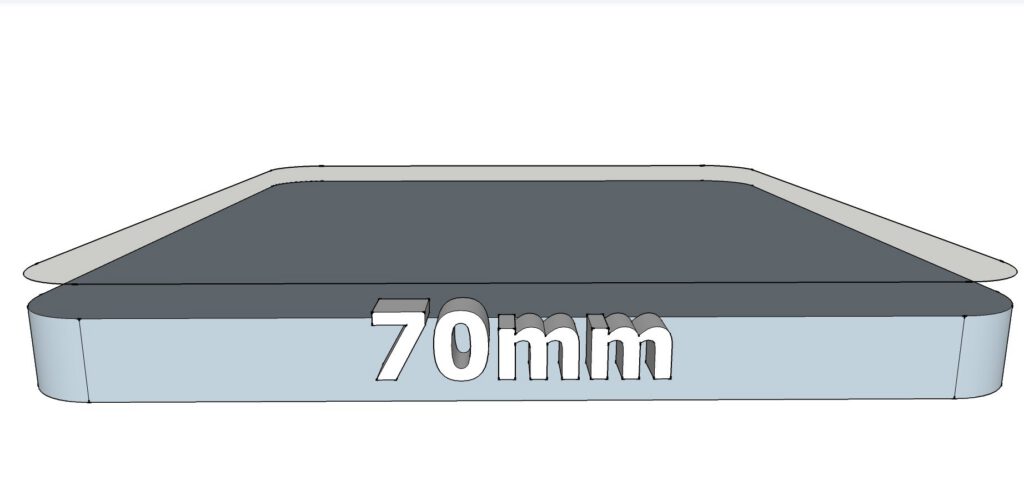 Wesseling Dikkere bekleding voor bank, 70mm ipv 50mm