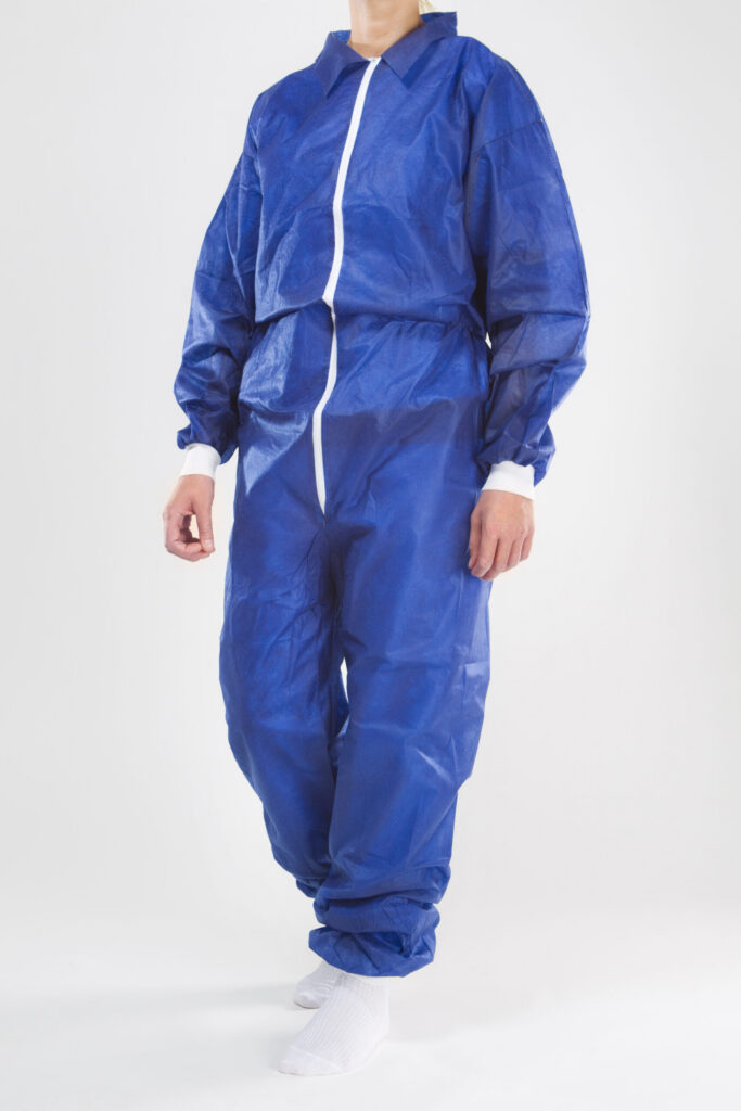 EMDAMED Isolatie-overall NW, zonder voet, met manchet, blauw
