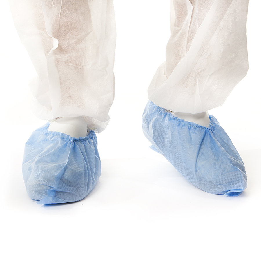 Non woven schoenovertrek, blauw, 38x19cm, Standard High