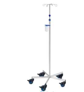 Provita I-I12212  infuusstandaard, RVS, 4 haken max 2 kg,1–handverstelling