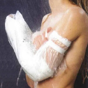 Douche/beschermhoes transparant voor hand en arm, 24x90cm